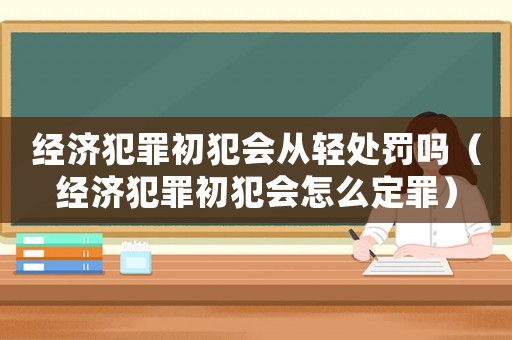 經(jīng)濟犯罪初犯會從輕處罰嗎（經(jīng)濟犯罪初犯會怎么定罪）