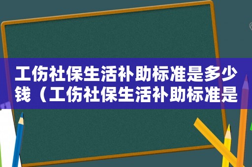 工傷社保生活補助標準是多少錢（工傷社保生活補助標準是多少）