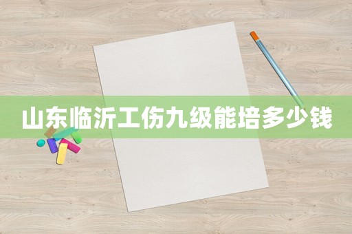 山東臨沂工傷九級能培多少錢