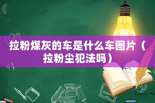 拉粉煤灰的車是什么車圖片（拉粉塵犯法嗎）