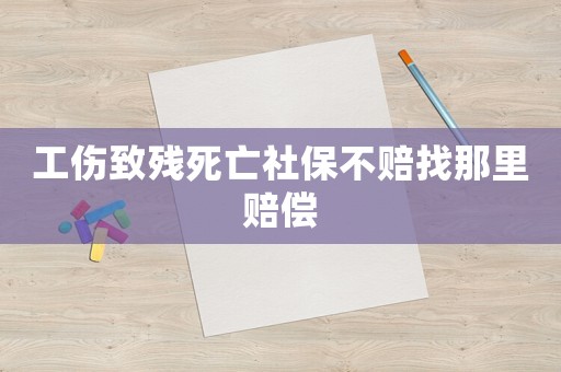 工傷致殘死亡社保不賠找那里賠償