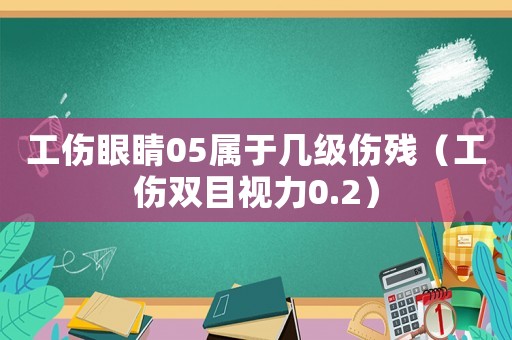 工傷眼睛05屬于幾級傷殘（工傷雙目視力0.2）