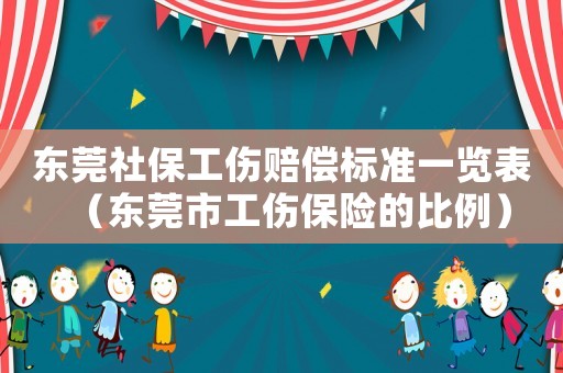 東莞社保工傷賠償標準一覽表（東莞市工傷保險的比例）
