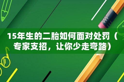 15年生的二胎如何面對處罰（專家支招，讓你少走彎路）