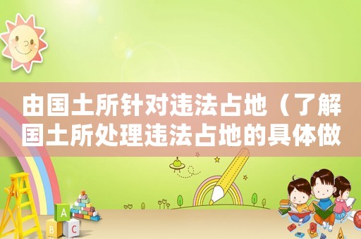 由國土所針對違法占地（了解國土所處理違法占地的具體做法）