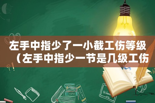 左手中指少了一小截工傷等級（左手中指少一節是幾級工傷）