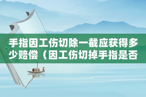 手指因工傷切除一截應獲得多少賠償（因工傷切掉手指是否可以要賠償）