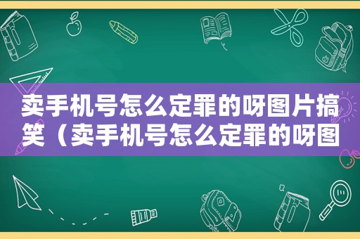 賣手機號怎么定罪的呀圖片搞笑（賣手機號怎么定罪的呀圖片）