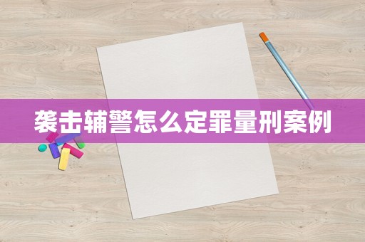 襲擊輔警怎么定罪量刑案例