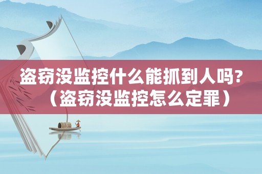 盜竊沒監控什么能抓到人嗎?（盜竊沒監控怎么定罪）