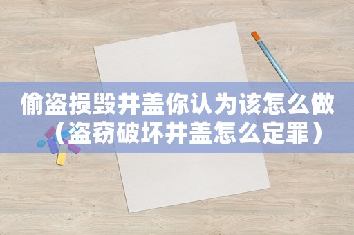 偷盜損毀井蓋你認(rèn)為該怎么做（盜竊破壞井蓋怎么定罪）
