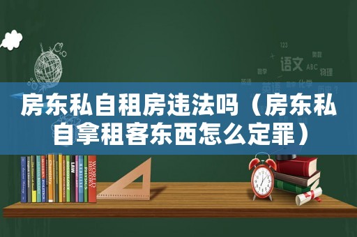 房東私自租房違法嗎（房東私自拿租客東西怎么定罪）