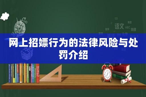 網上招嫖行為的法律風險與處罰介紹