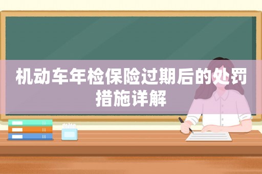 機動車年檢保險過期后的處罰措施詳解
