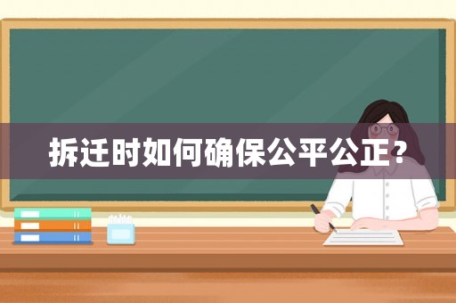 拆遷時(shí)如何確保公平公正？