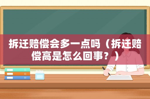 拆遷賠償會多一點嗎（拆遷賠償高是怎么回事？）