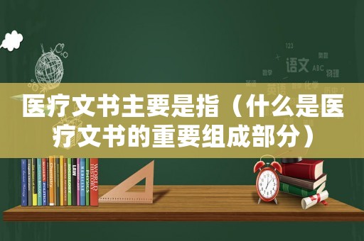 醫療文書主要是指（什么是醫療文書的重要組成部分）