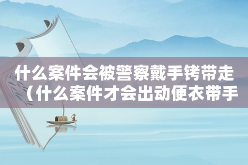 什么案件會被警察戴手銬帶走（什么案件才會出動便衣帶手銬戴頭套）