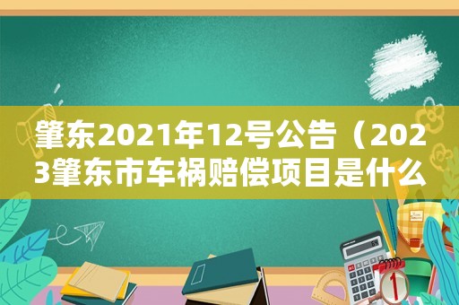 肇東2021年12號公告（2023肇東市車禍賠償項目是什么）