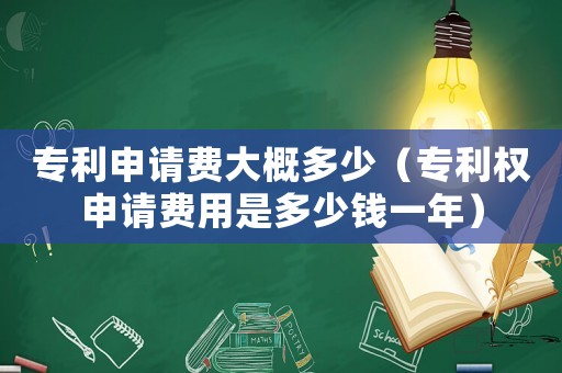 專利申請(qǐng)費(fèi)大概多少（專利權(quán)申請(qǐng)費(fèi)用是多少錢一年）