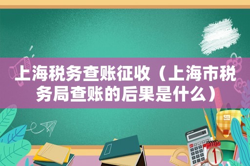 上海稅務(wù)查賬征收（上海市稅務(wù)局查賬的后果是什么）