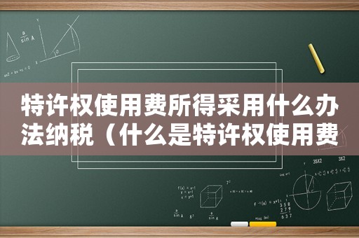 特許權使用費所得采用什么辦法納稅（什么是特許權使用費所得稅稅率）