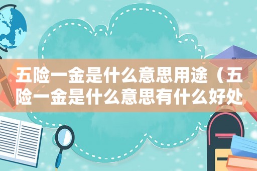 五險一金是什么意思用途（五險一金是什么意思有什么好處）