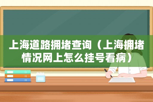 上海道路擁堵查詢（上海擁堵情況網上怎么掛號看病）