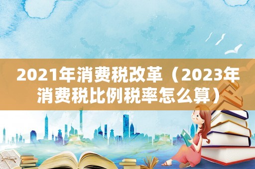 2021年消費稅改革（2023年消費稅比例稅率怎么算）