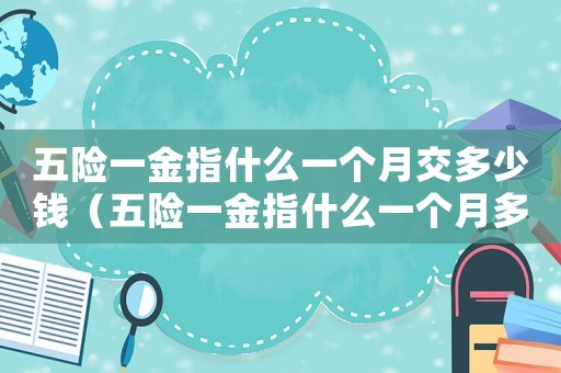 五險一金指什么一個月交多少錢（五險一金指什么一個月多少錢）