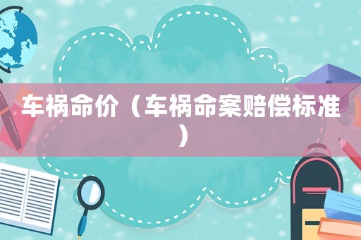 車禍命價（車禍命案賠償標準）