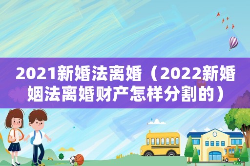 2021新婚法離婚（2022新婚姻法離婚財產怎樣分割的）