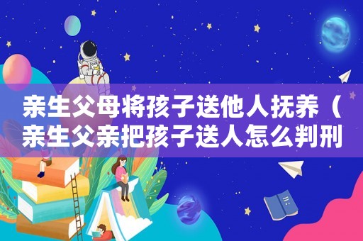 親生父母將孩子送他人撫養(yǎng)（親生父親把孩子送人怎么判刑）