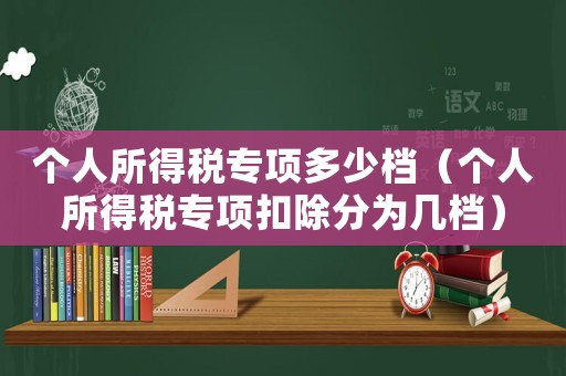 個人所得稅專項多少檔（個人所得稅專項扣除分為幾檔）