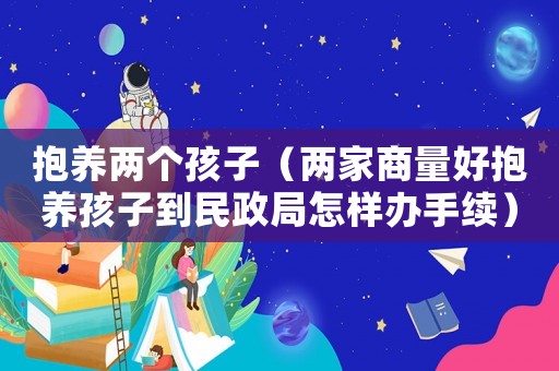 抱養兩個孩子（兩家商量好抱養孩子到民政局怎樣辦手續）