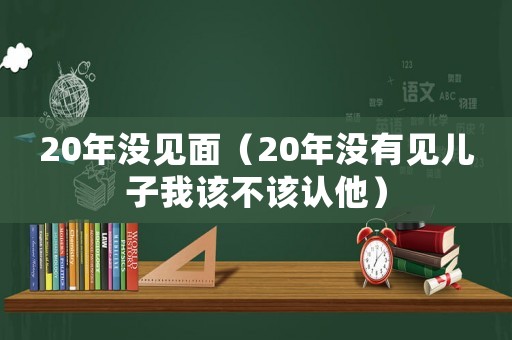 20年沒見面（20年沒有見兒子我該不該認他）