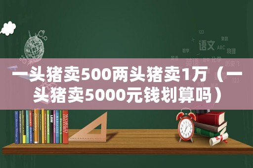 一頭豬賣500兩頭豬賣1萬（一頭豬賣5000元錢劃算嗎）