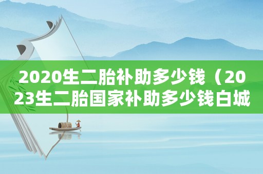 2020生二胎補助多少錢（2023生二胎國家補助多少錢白城市）