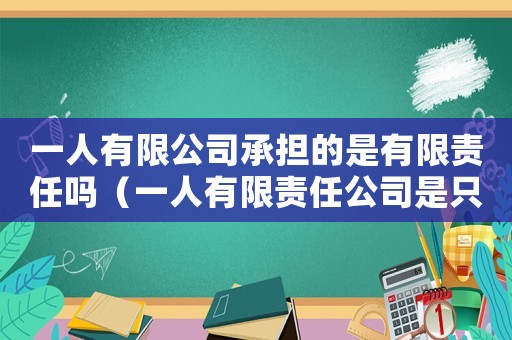 一人有限公司承擔的是有限責任嗎（一人有限責任公司是只有一個人嗎）