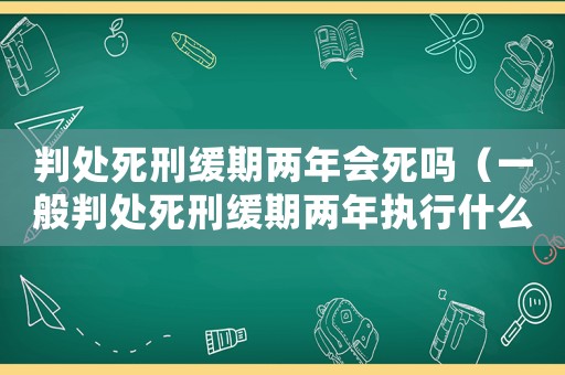 判處死刑緩期兩年會死嗎（一般判處死刑緩期兩年執行什么意思）