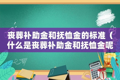 喪葬補(bǔ)助金和撫恤金的標(biāo)準(zhǔn)（什么是喪葬補(bǔ)助金和撫恤金呢）