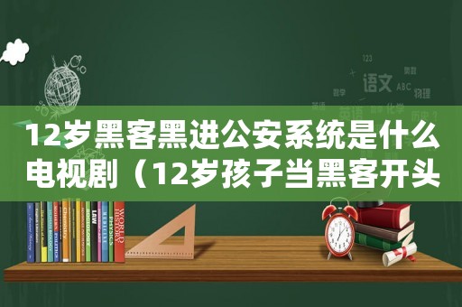 12歲黑客黑進公安系統是什么電視劇（12歲孩子當黑客開頭是什么電視劇）