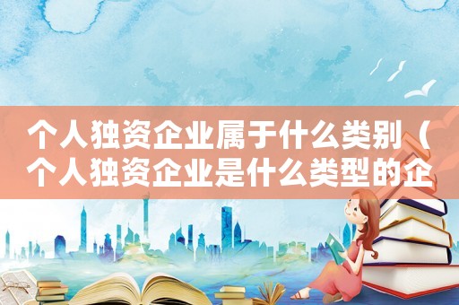 個人獨資企業屬于什么類別（個人獨資企業是什么類型的企業?）