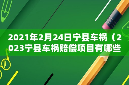 2021年2月24日寧縣車禍（2023寧縣車禍賠償項目有哪些）