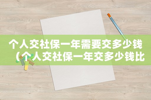 個(gè)人交社保一年需要交多少錢（個(gè)人交社保一年交多少錢比較合適）