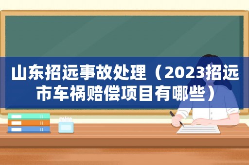 山東招遠(yuǎn)事故處理（2023招遠(yuǎn)市車禍賠償項(xiàng)目有哪些）