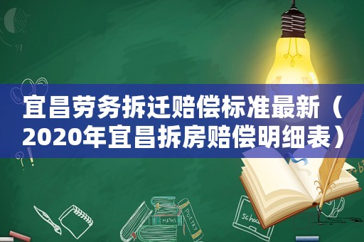 宜昌勞務拆遷賠償標準最新（2020年宜昌拆房賠償明細表）