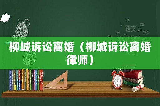 柳城訴訟離婚（柳城訴訟離婚律師）