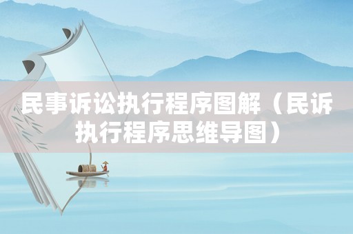 民事訴訟執(zhí)行程序圖解（民訴執(zhí)行程序思維導圖）