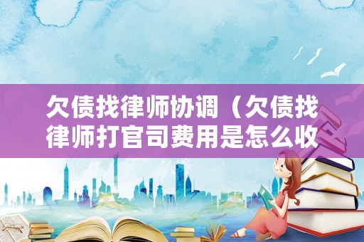 欠債找律師協調（欠債找律師打官司費用是怎么收的）
